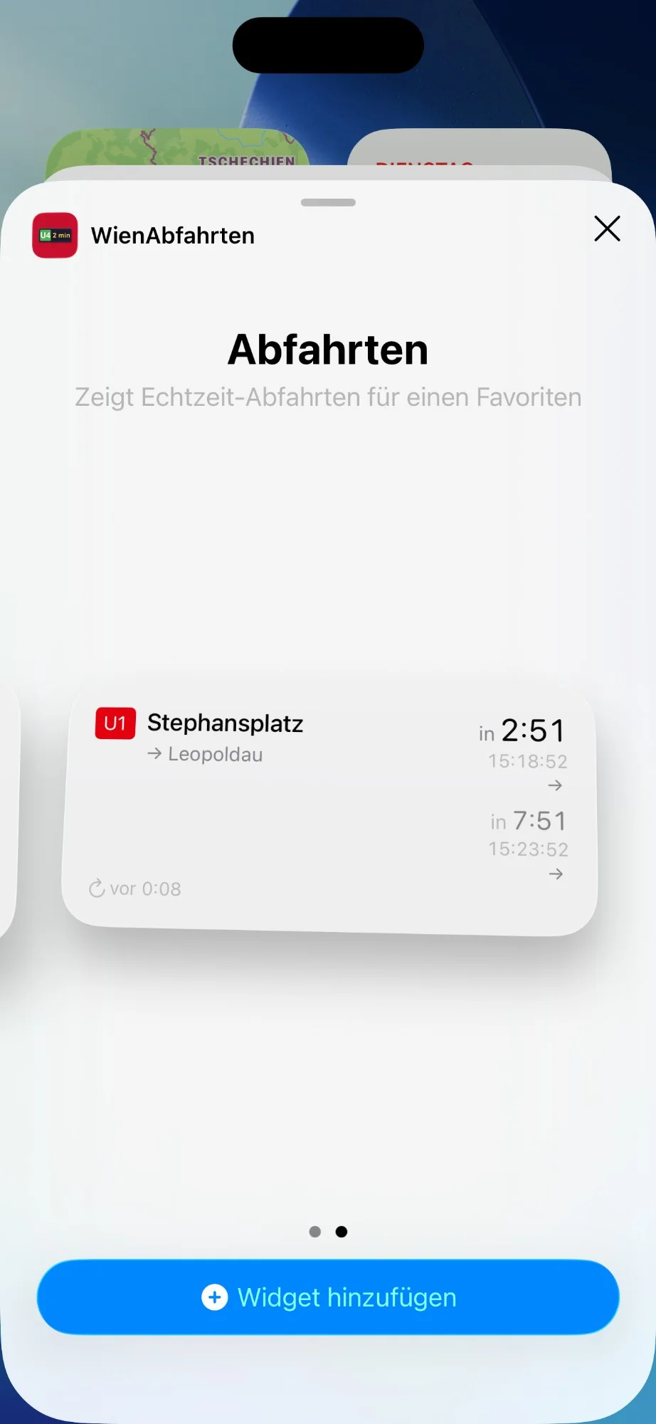 Widget Auswahl